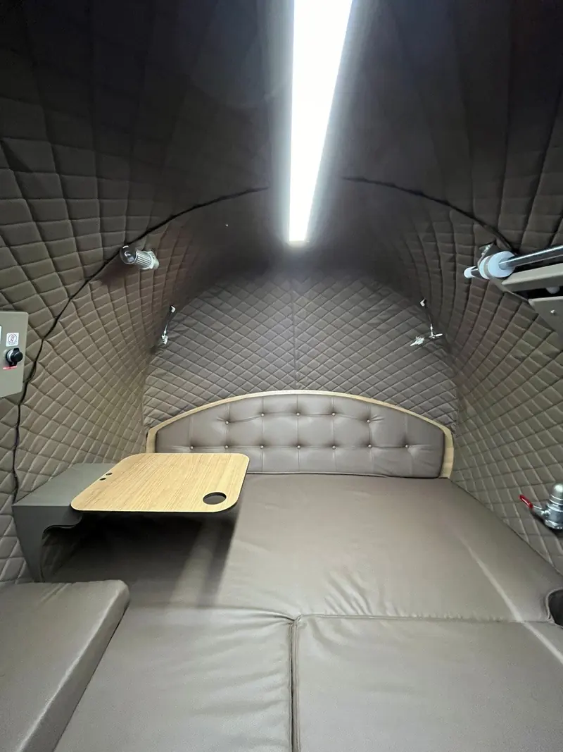 C3 fitted with a bed