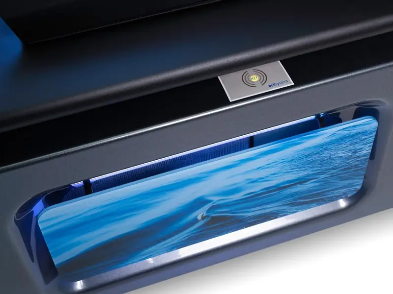 Illuminated water panel